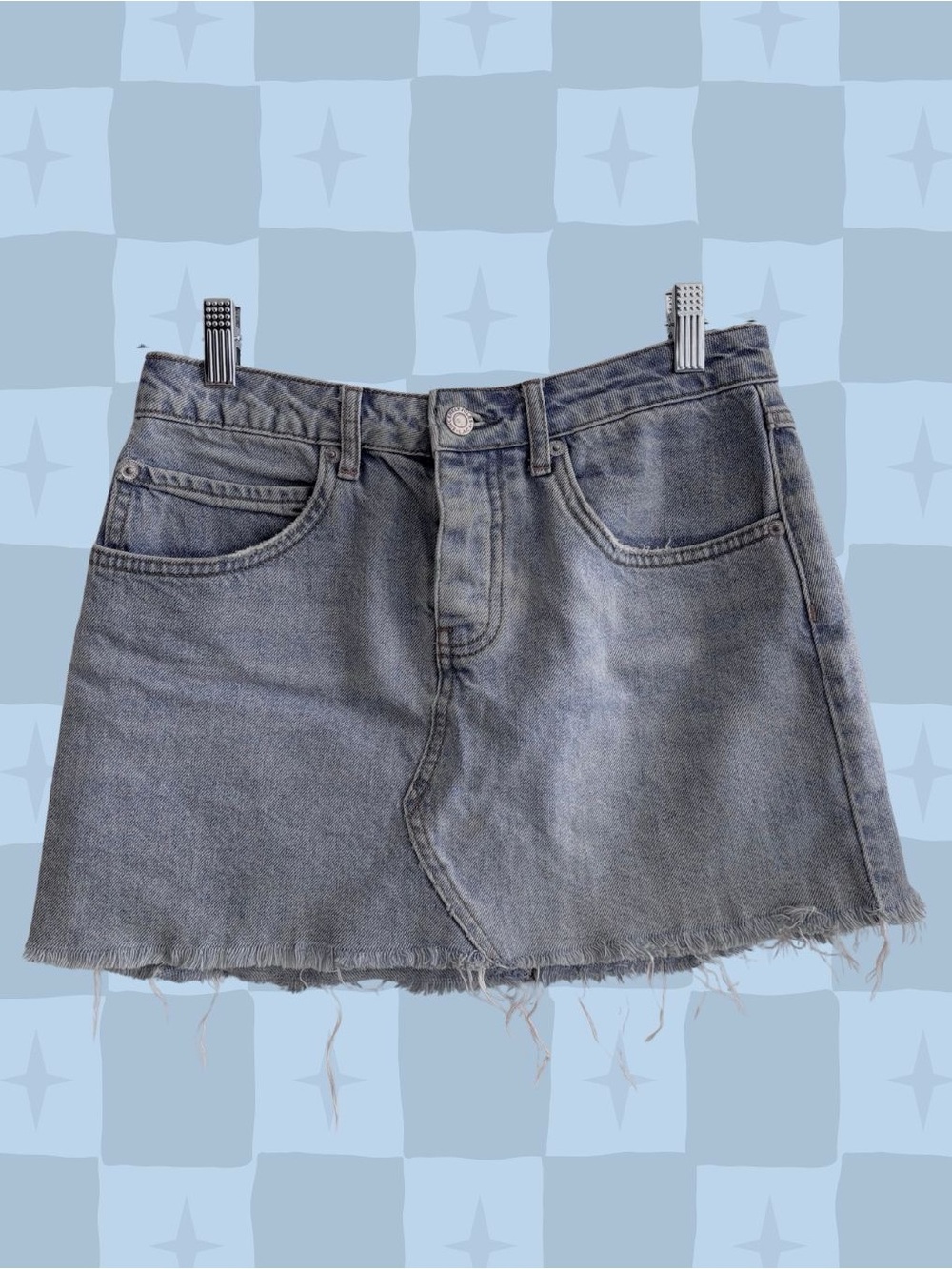 Denim Mini Skirt